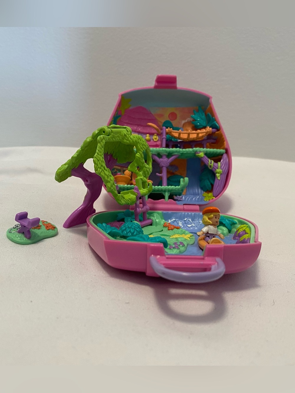 Polly Pocket Jungle Adventure Incomplete Vintage